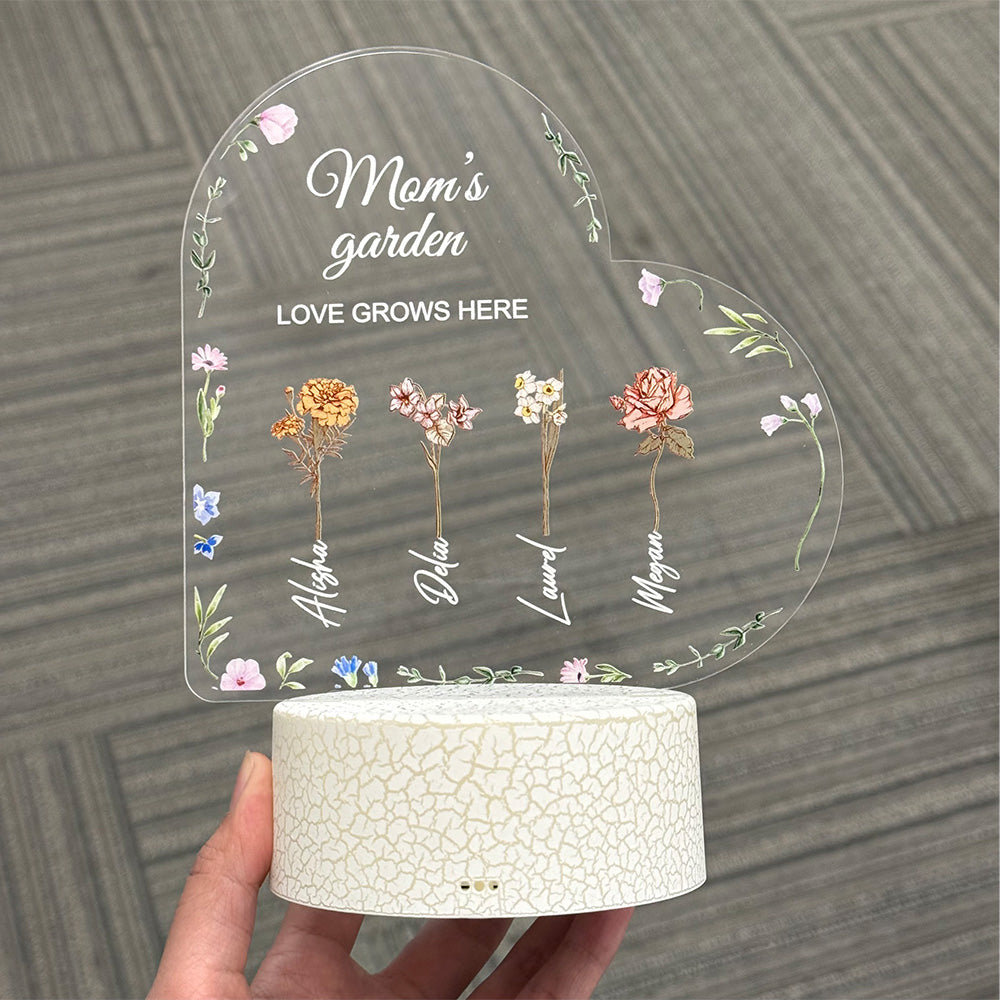 50%OFF⭐️Birth Month Flower Personalized LED Light