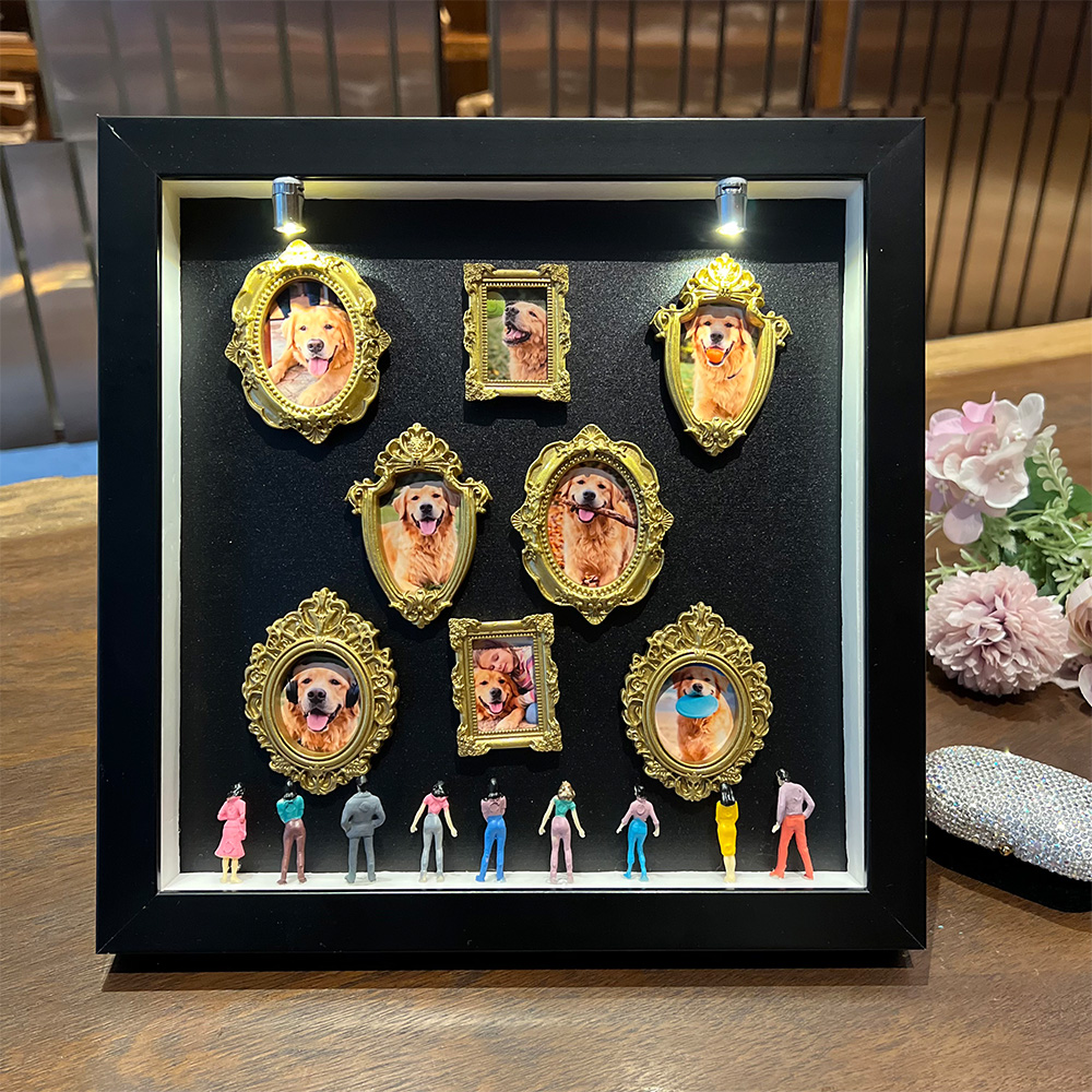 Custom Mini Museum of Pet Shadow Box Meaningful Gift