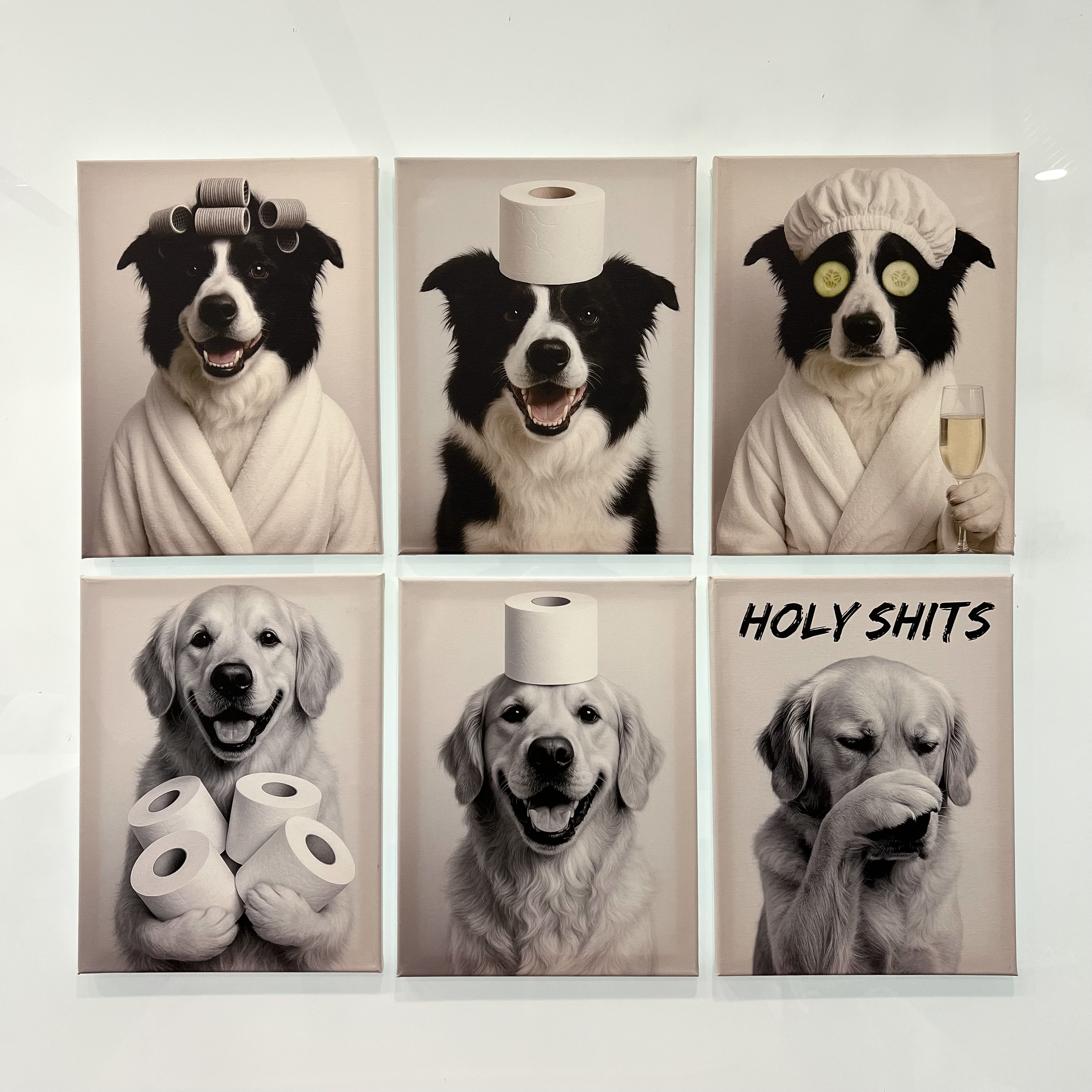 50%OFF⭐️Custom Funny Pet Bathroom Wall Art