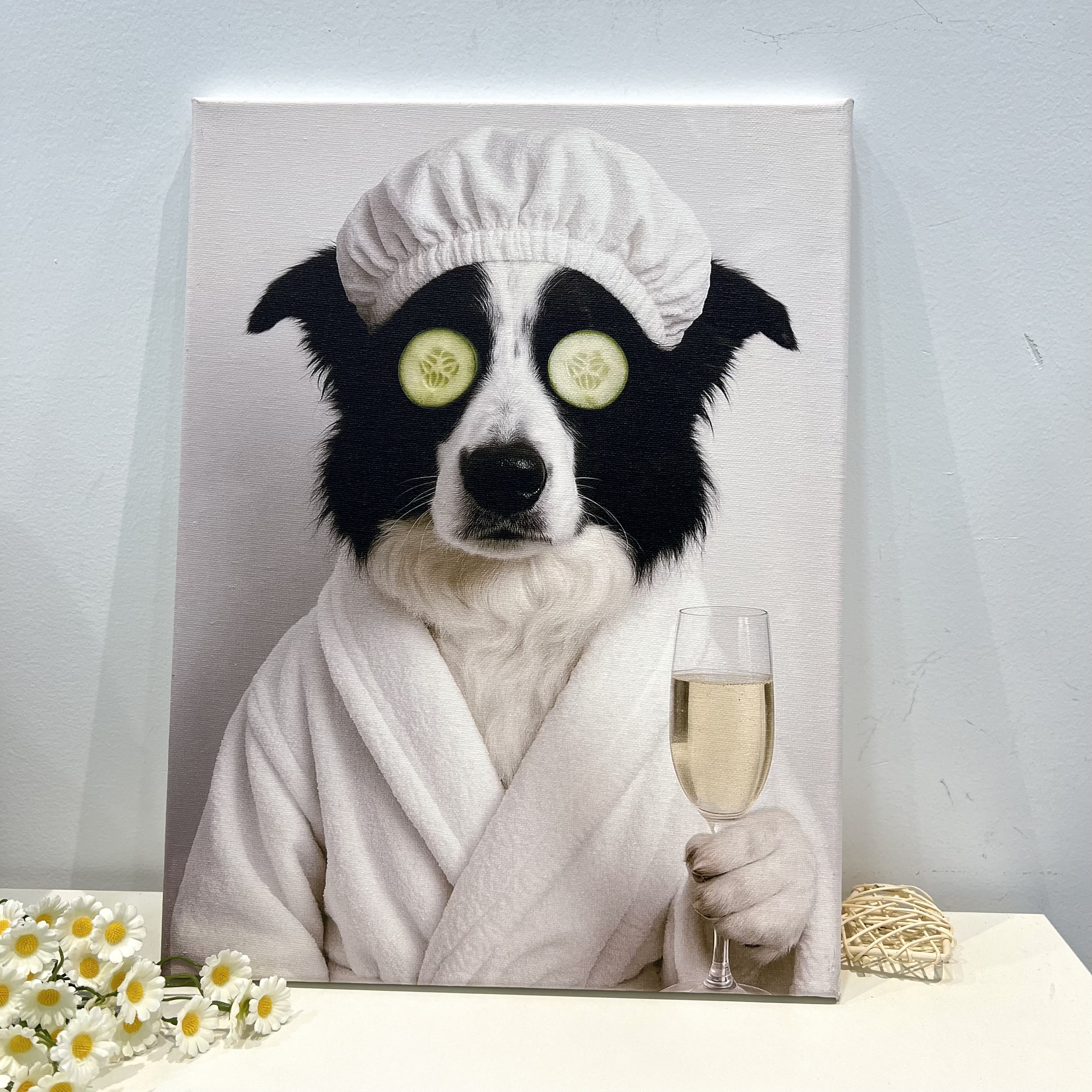 50%OFF⭐️Custom Fun Pet Bathroom Wall Art Colorful Edition