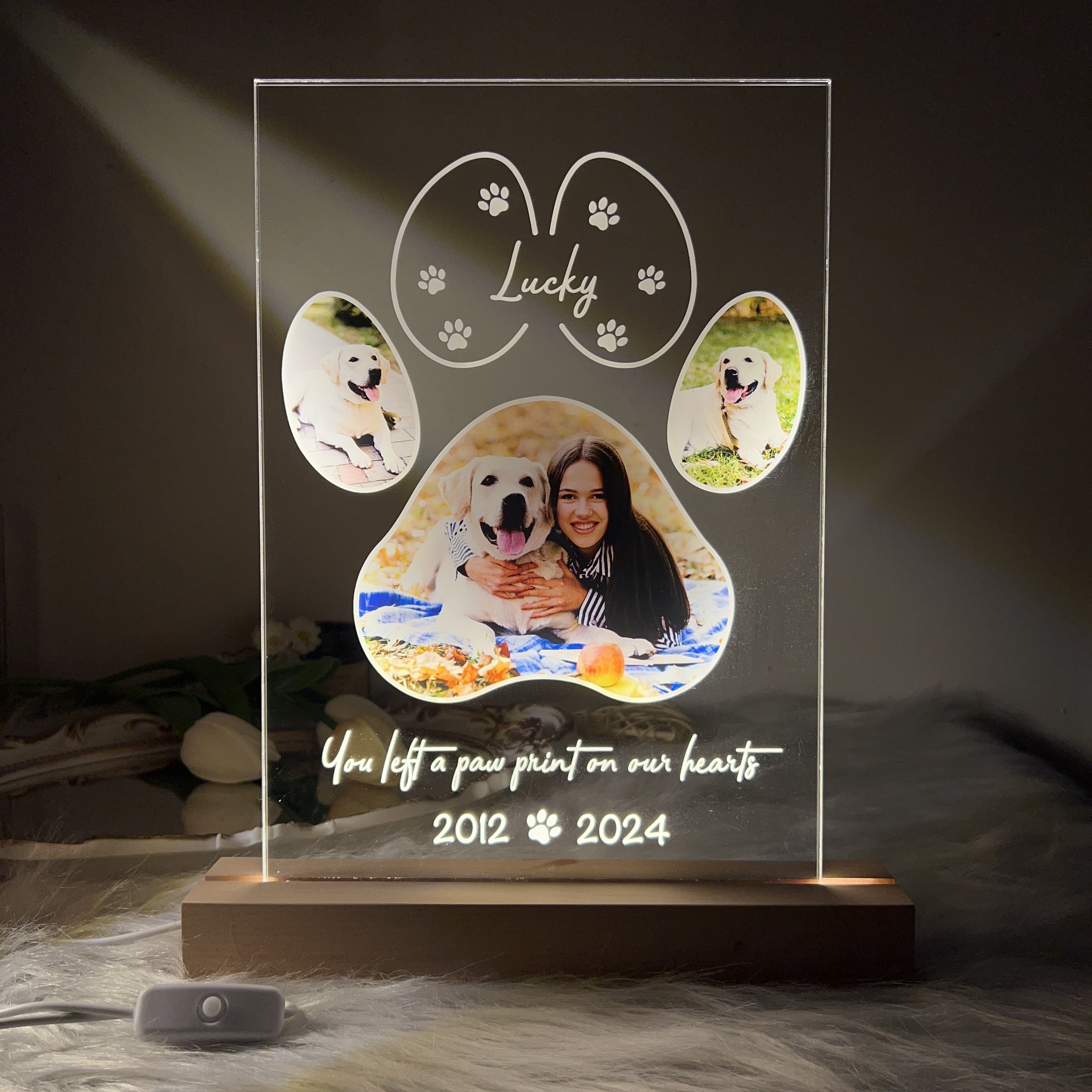 Custom Acrylic Pet Plaque is The Best Gift Choice to Commemorate Pets