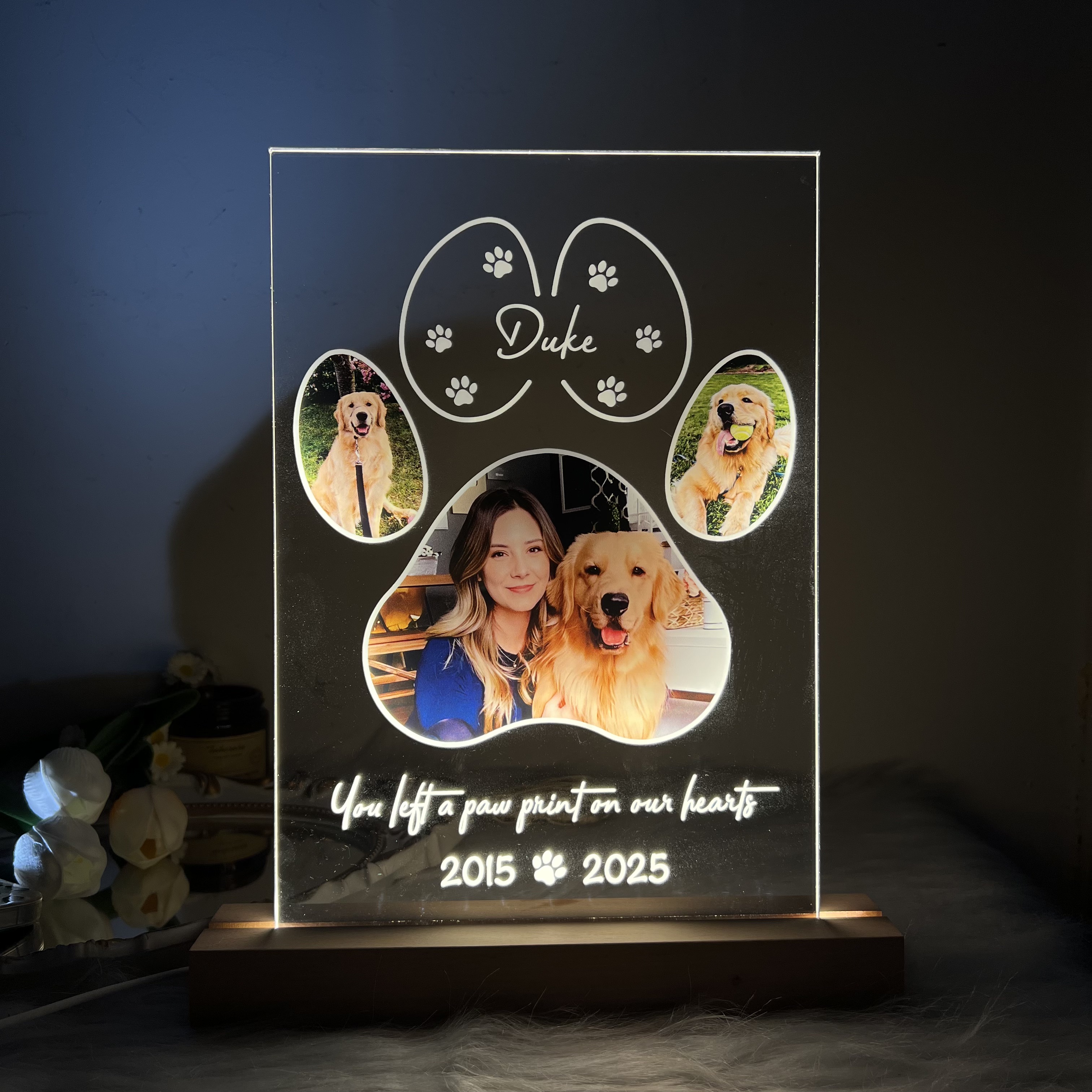 Custom Acrylic Pet Plaque is The Best Gift Choice to Commemorate Pets
