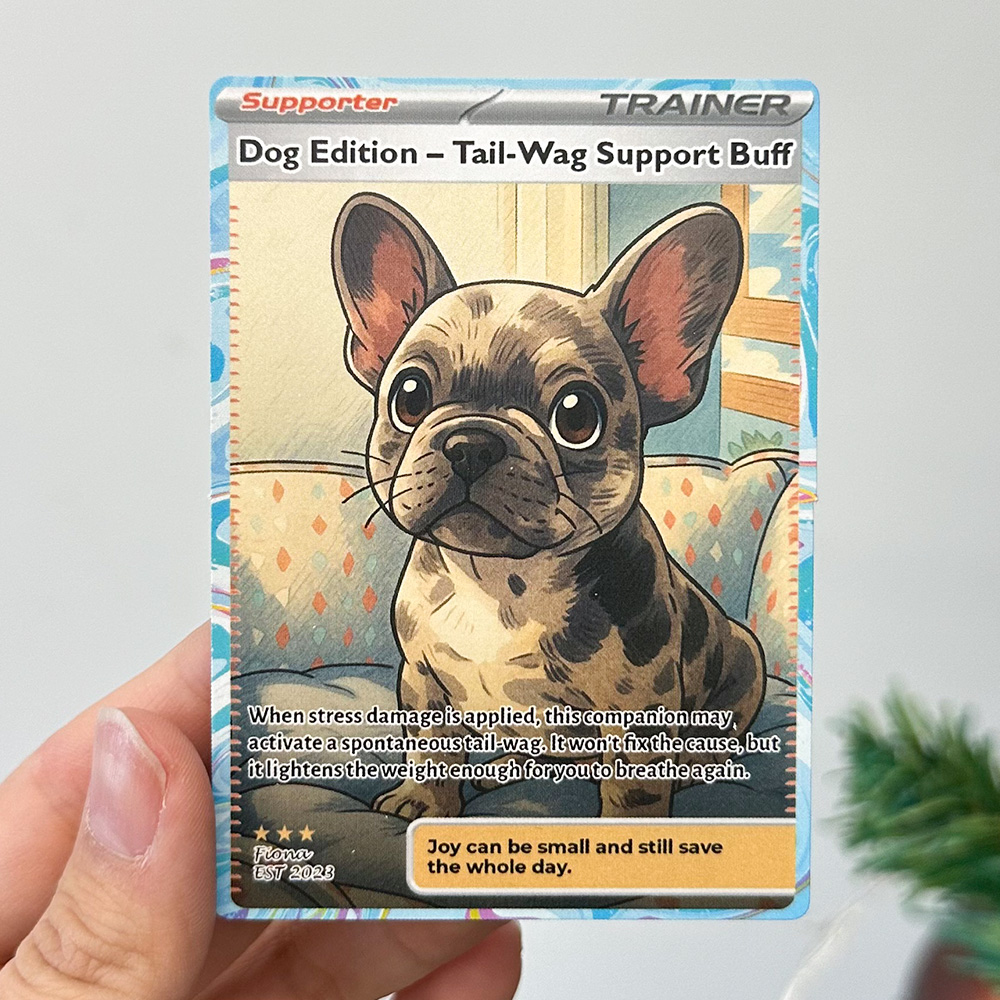50% OFF🤩Personalized Pet Anime Supporter Trainer Card