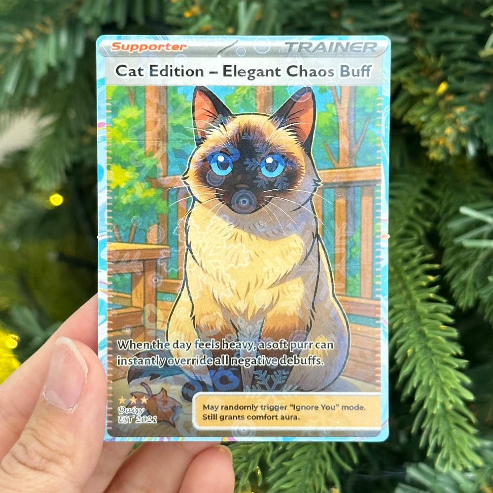 50% OFF🤩Personalized Pet Anime Supporter Trainer Card