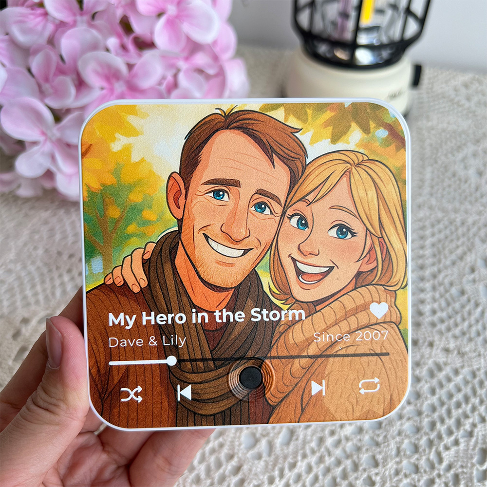 Custom Photo Song Fridge Magnet🎵