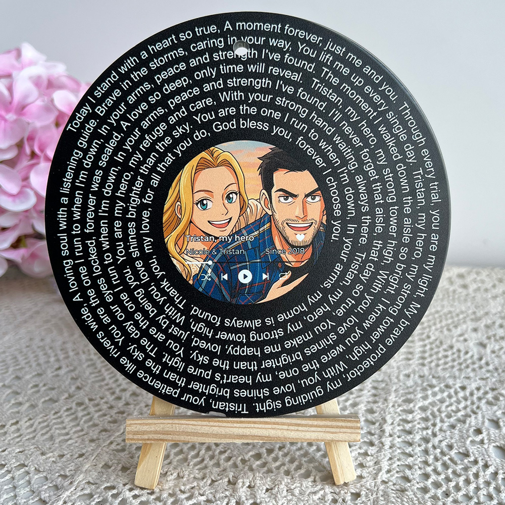 Custom Photo Music Fridge Magnet🎵