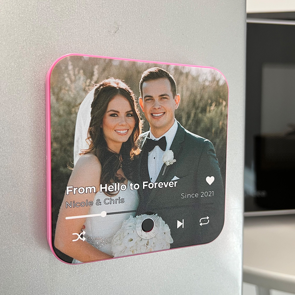 Custom Photo Song Fridge Magnet🎵