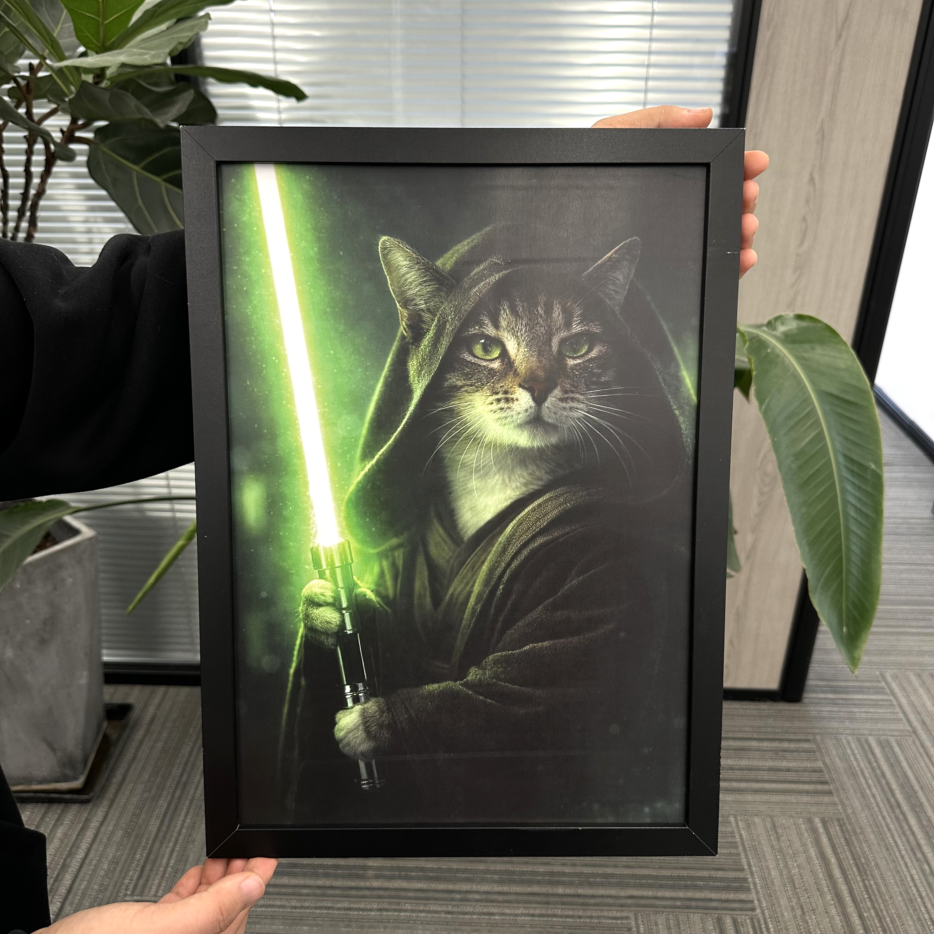 Custom Anime Pet Portrait, Galactic Pet Portrait Frame Gift🌍