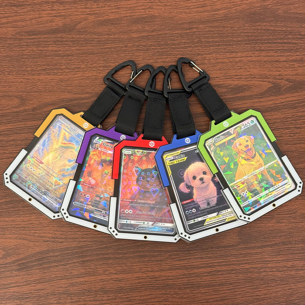 50% OFF🐶Personalized Pet Anime Art Trading Card Acrylic Pendant