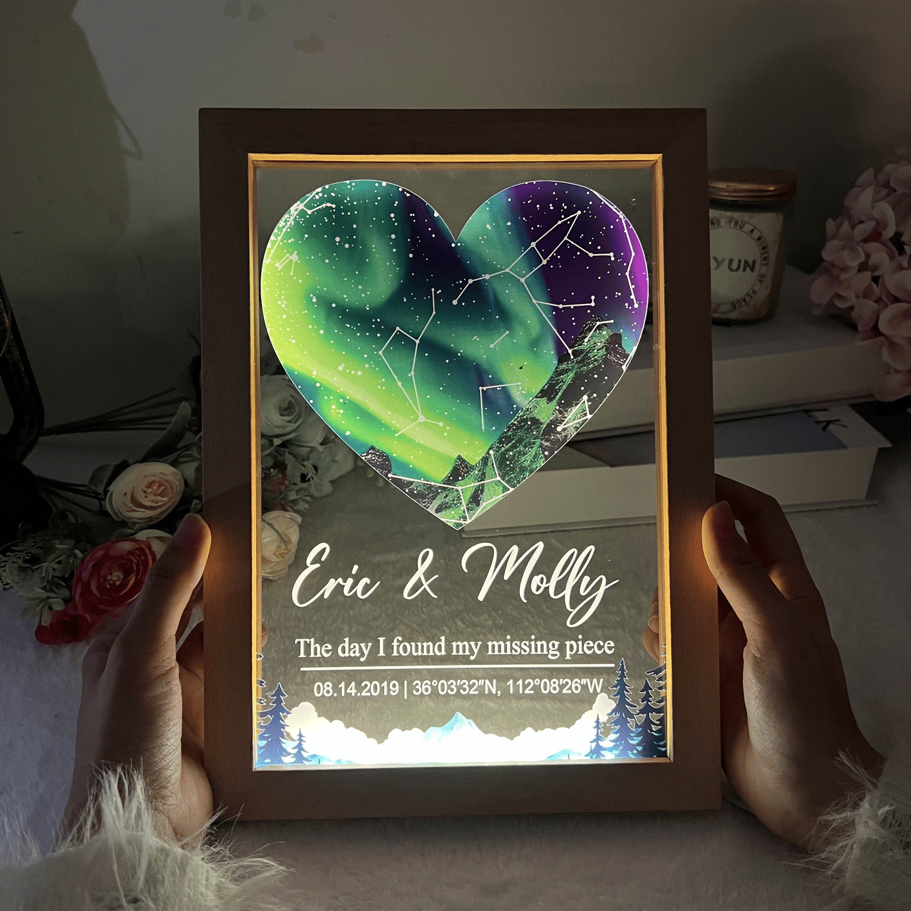 Custom Constellation Star Map Night Light