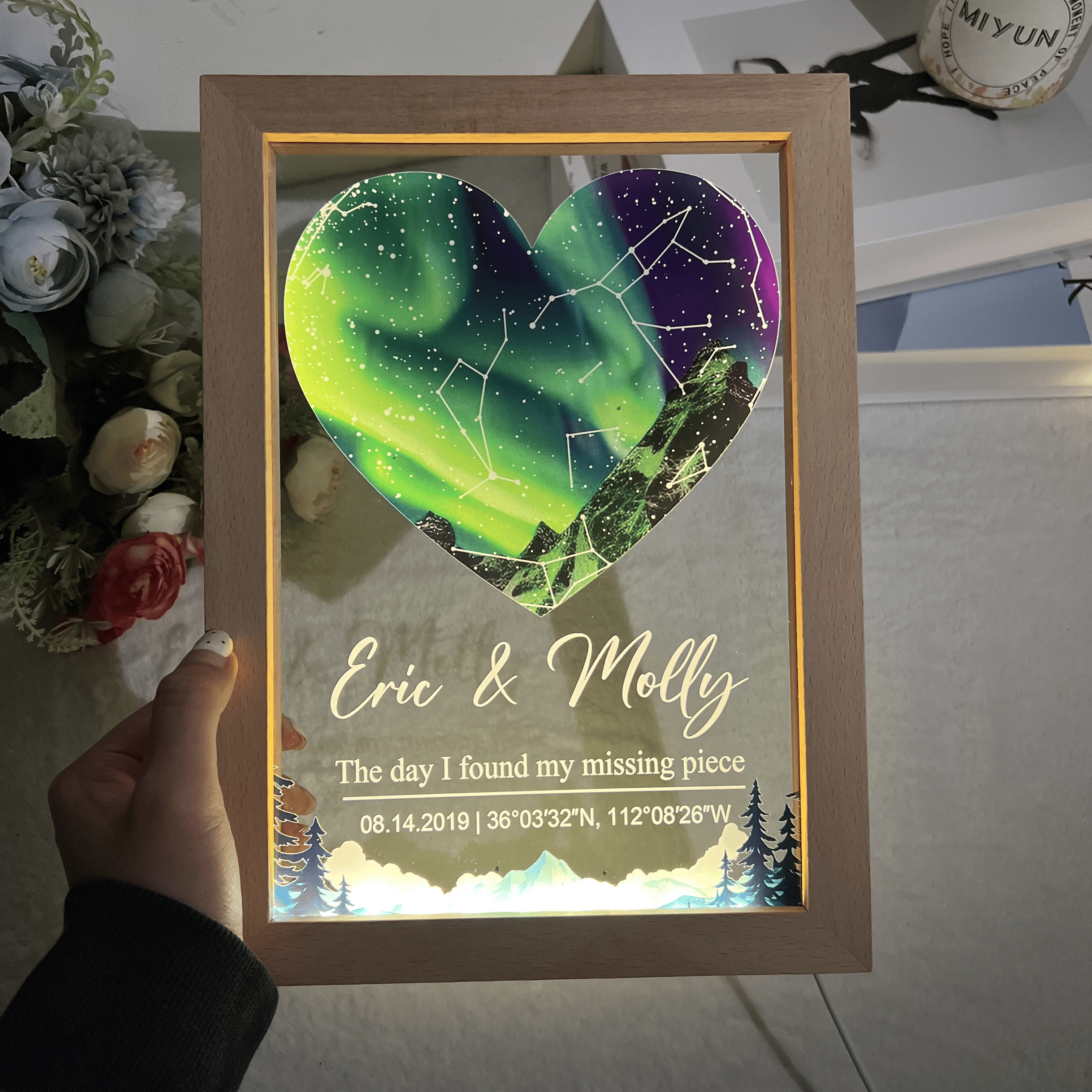 Custom Constellation Star Map Night Light