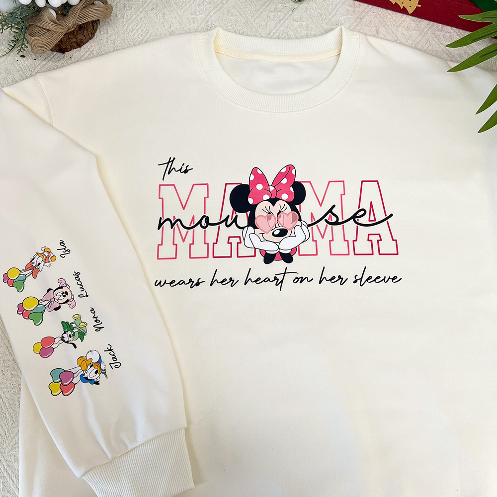 Custom MAMA Mouse Shirt/Crewneck/Hoodie, With Kids Names