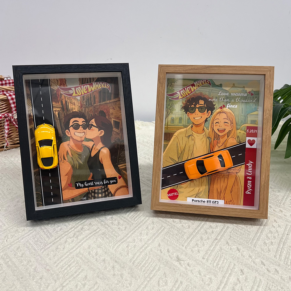 Custom Car Display Anime Portrait Frame