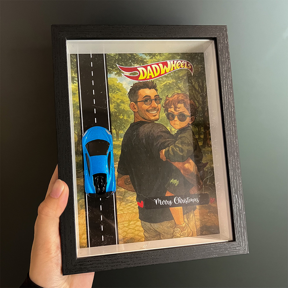 Custom Car Display Anime Portrait Frame