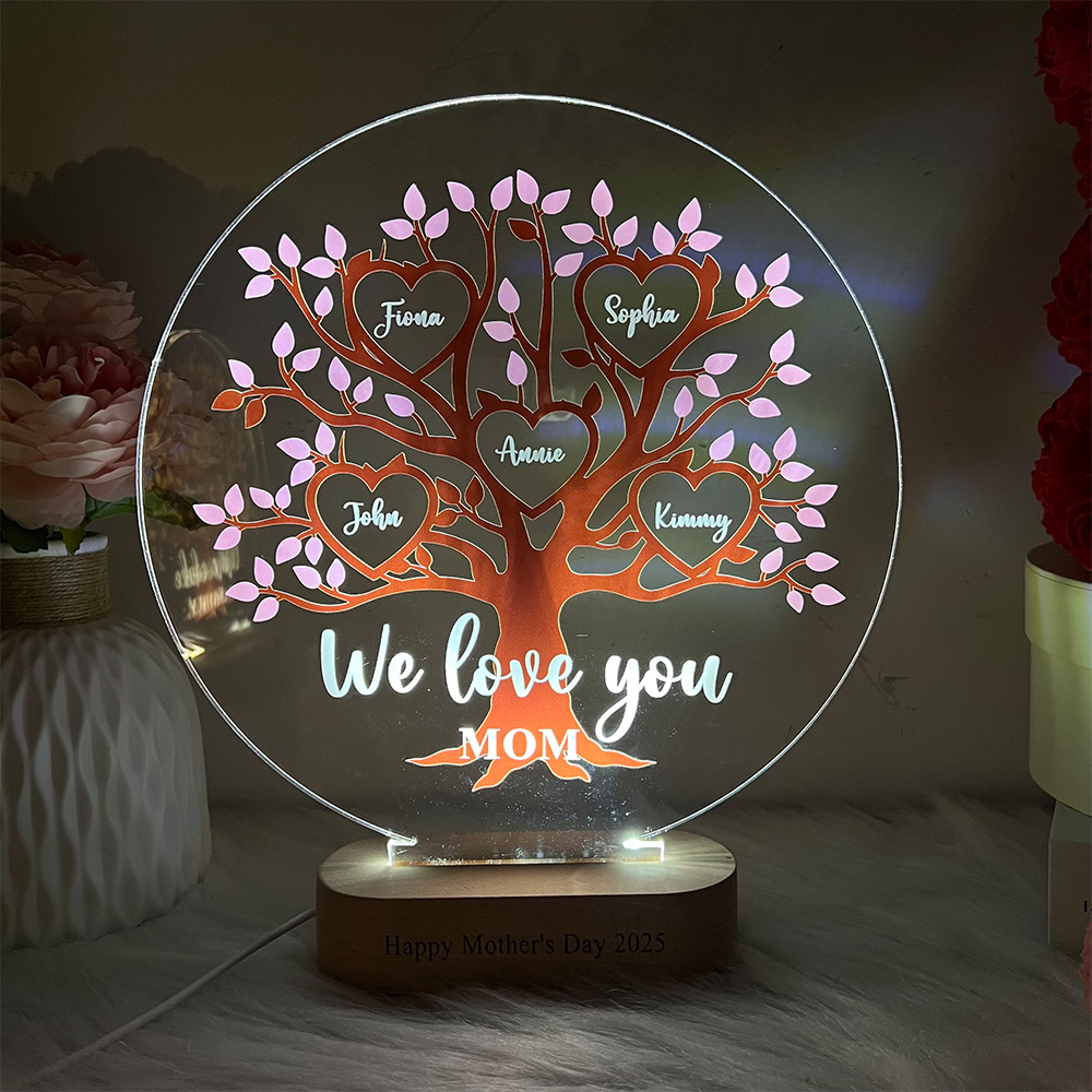 50% OFF✨Tree of Life Names Night Light Mother's Day Gift
