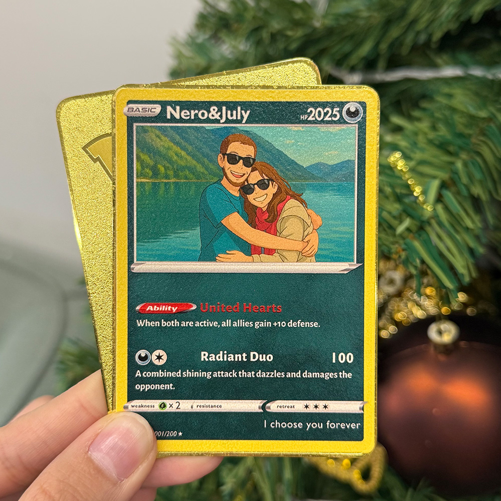 Custom Anime Classic Card For Couples