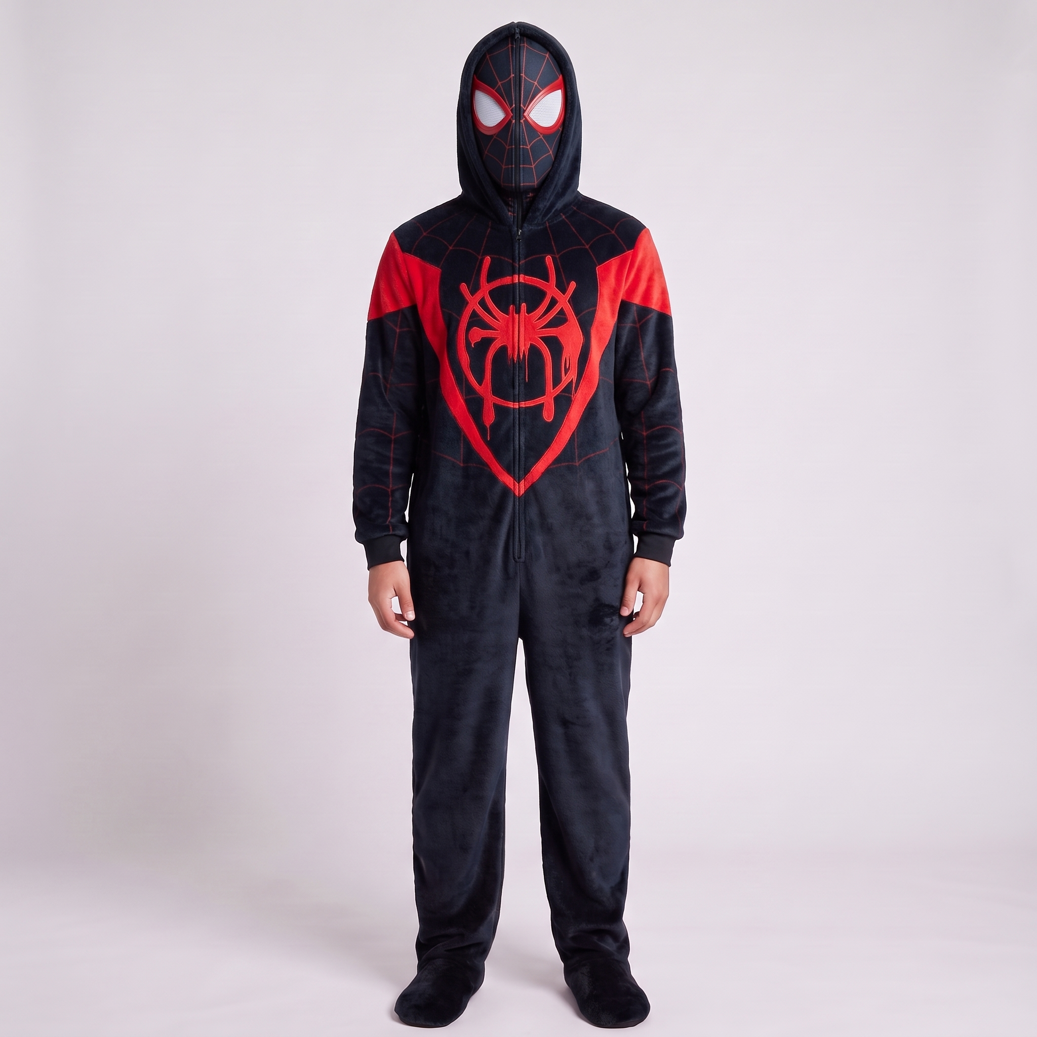 Spidey Onesie, Spiderman Spin Ghost Spidey Superhero Cosplay Hoodie Matching