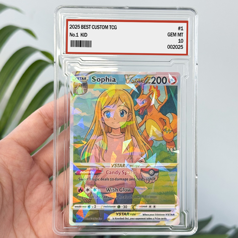 50% OFF🤩Personalized Kid Anime Art Trading Card