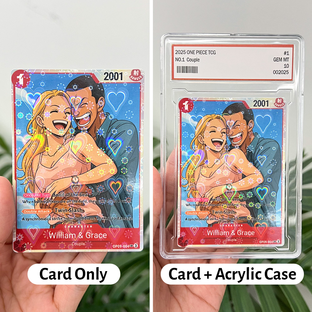 Custom Anime One Piece TCG Card For Couples 