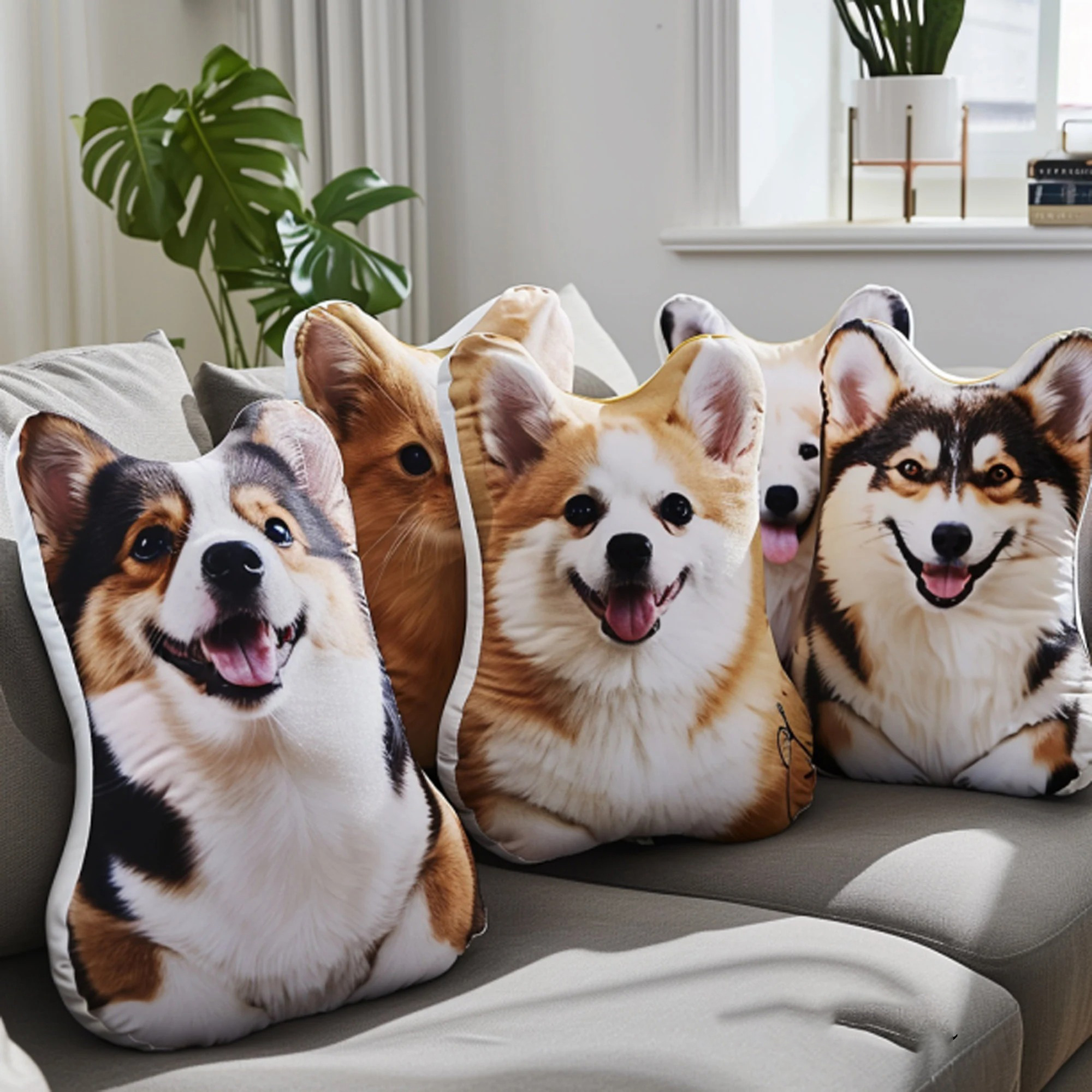 50% OFF ⭐️  Custom 3D Photo Pet Shaped Pillow Gift