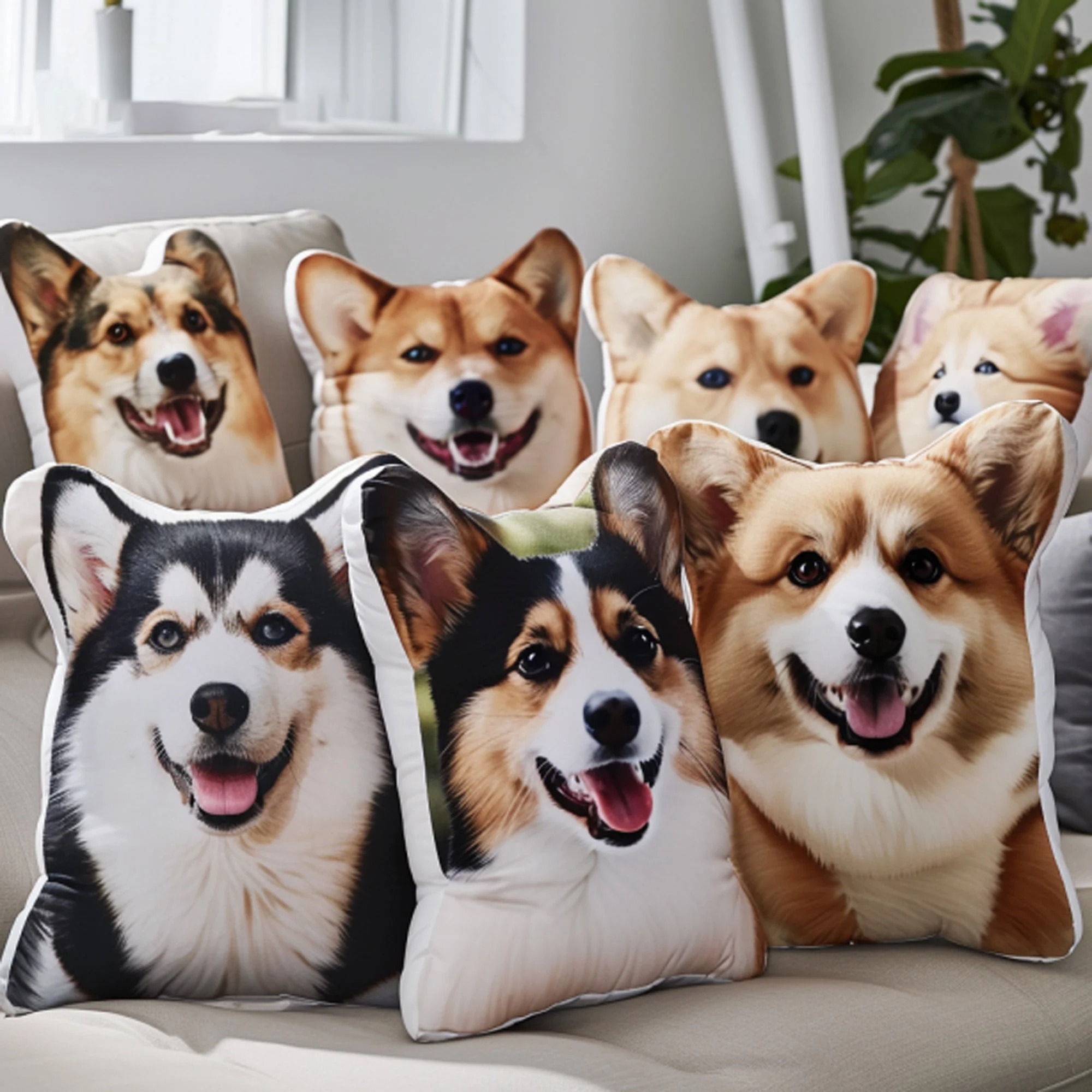 50% OFF ⭐️  Custom 3D Photo Pet Shaped Pillow Gift