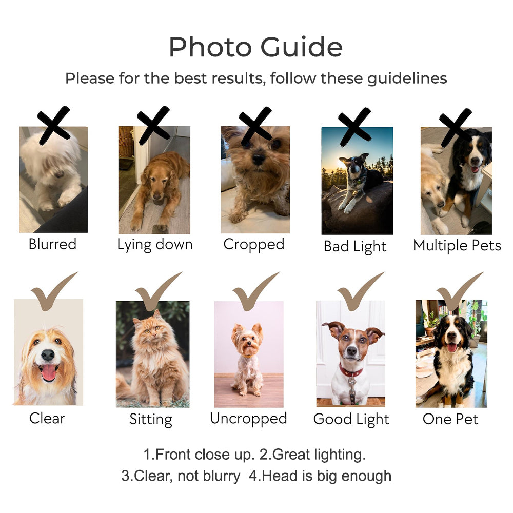 I Want You to See Them Wear Their Collar Again-Personalized Pet Memorial Canvas