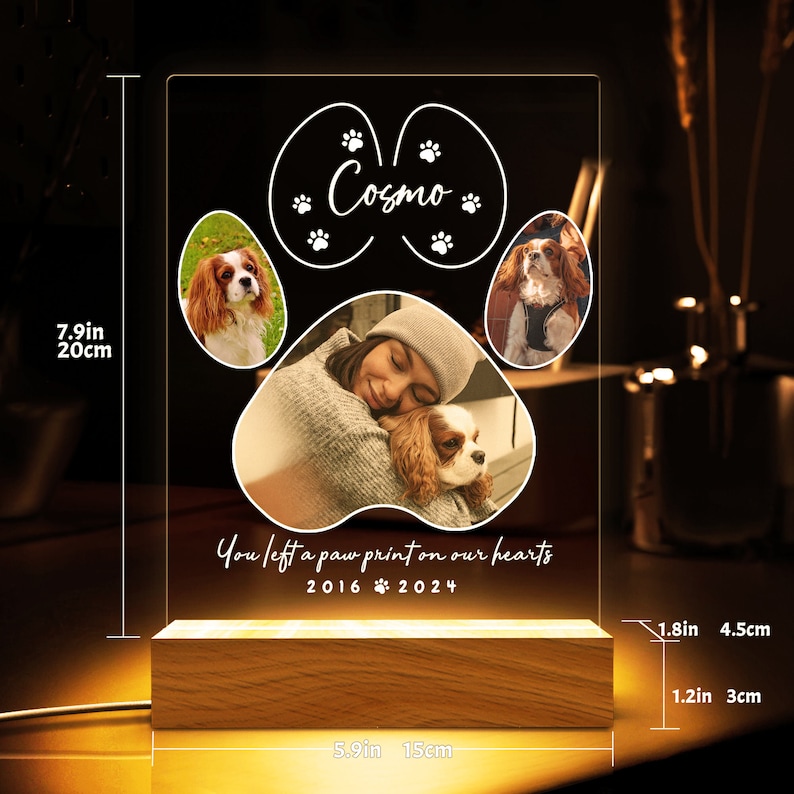 Custom Acrylic Pet Plaque is The Best Gift Choice to Commemorate Pets