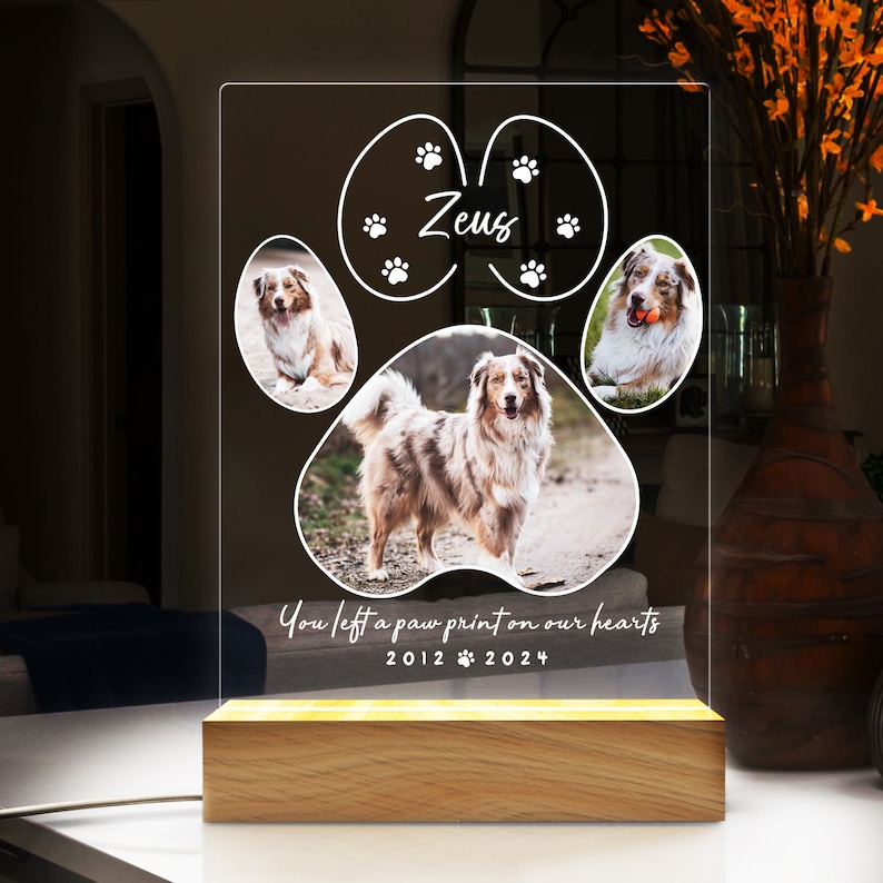 Custom Acrylic Pet Plaque is The Best Gift Choice to Commemorate Pets