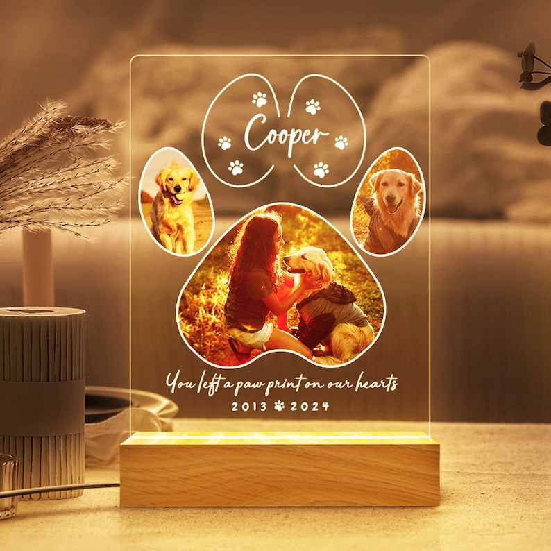 Custom Acrylic Pet Plaque is The Best Gift Choice to Commemorate Pets