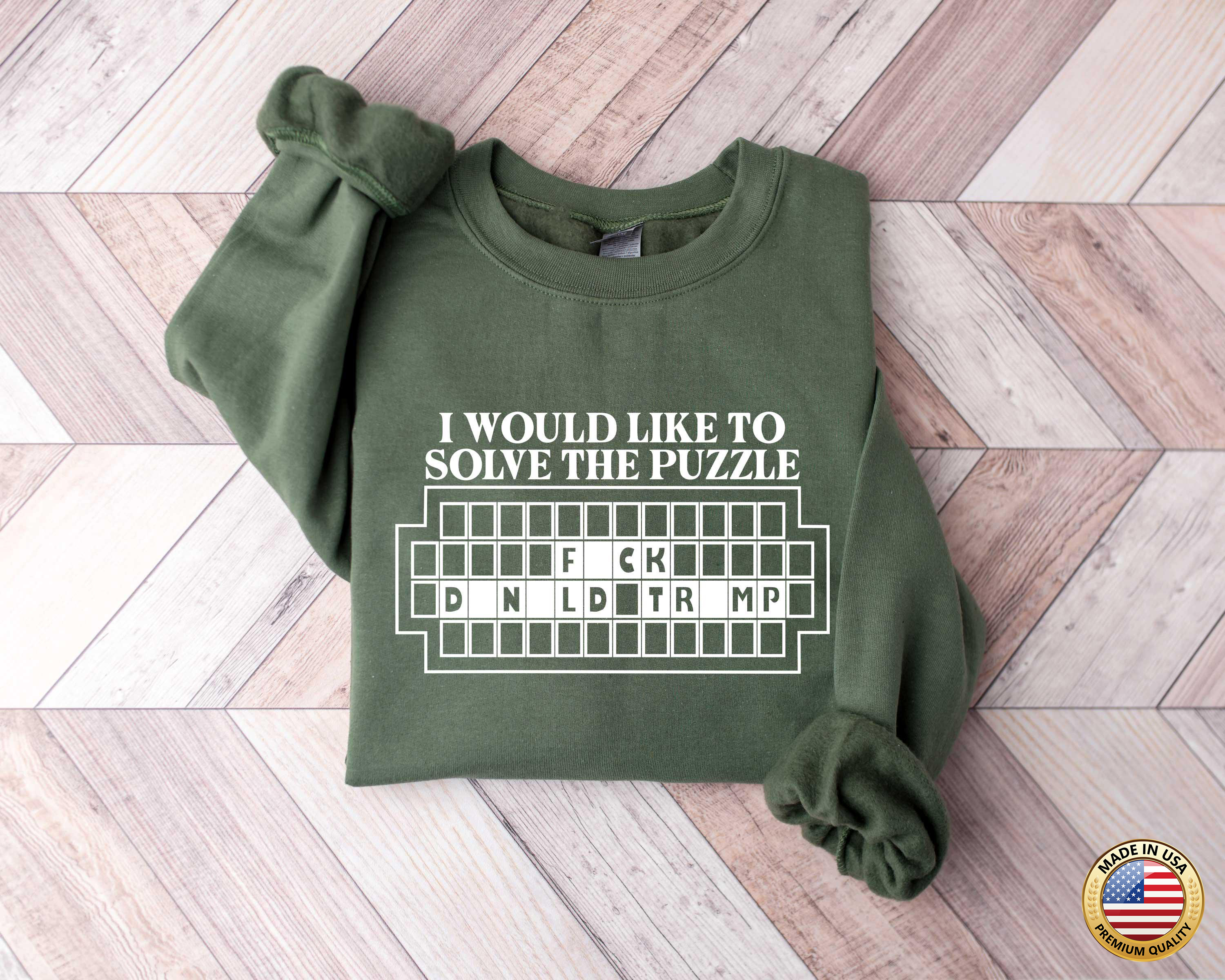 I Would Like to Solve the Puzzle Fck Donald Trump T-Shirt