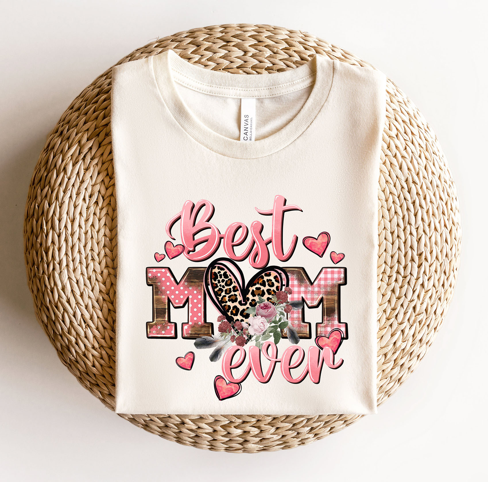 50% OFF🌟 Personalized Leopard Version Best Mom Ever  Sweatshirt