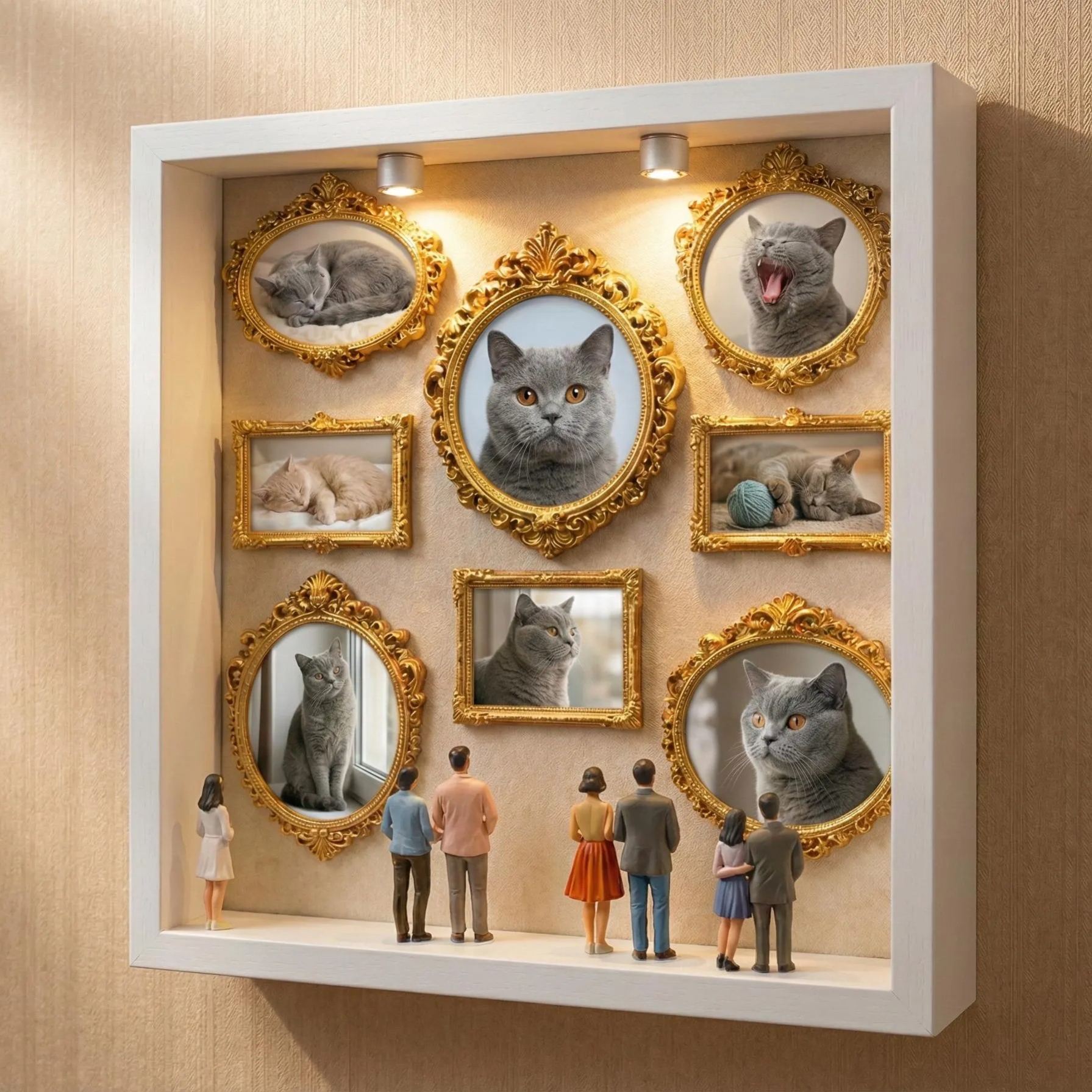 Custom Mini Museum of Us Shadow Box Meaningful Gift For Pet