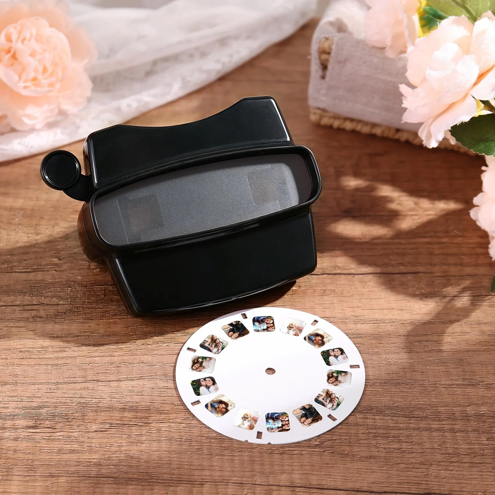 Custom Photo Viewfinder Retro Fathers Day Gift for Husband