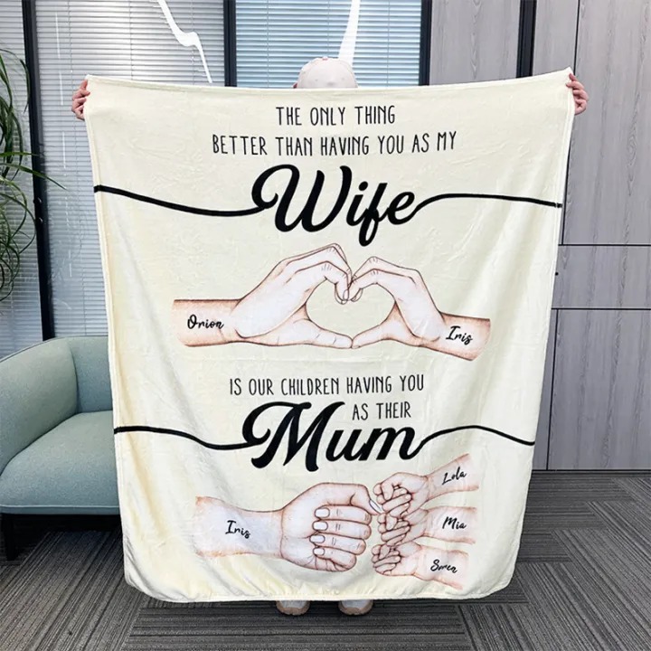 The Only Thing Better Than Having You As My Wife Blanket