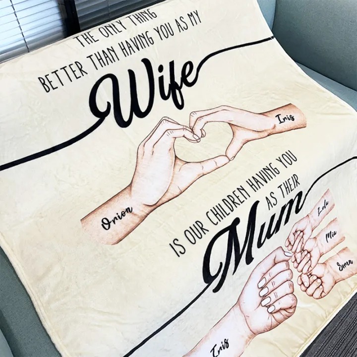 The Only Thing Better Than Having You As My Wife Blanket