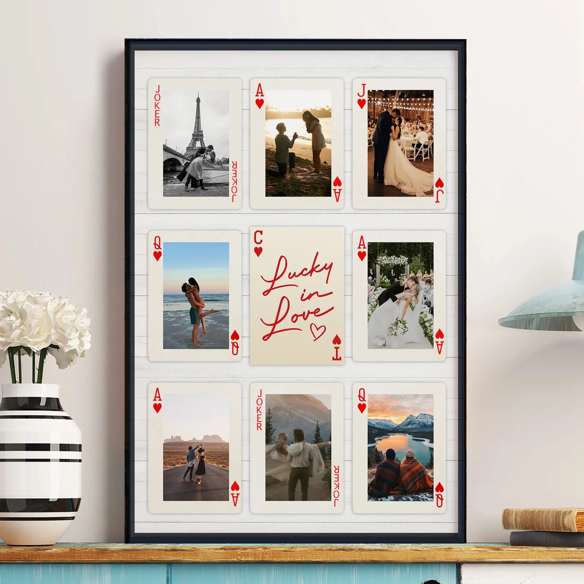 Custom Photo Playing Cards Frame