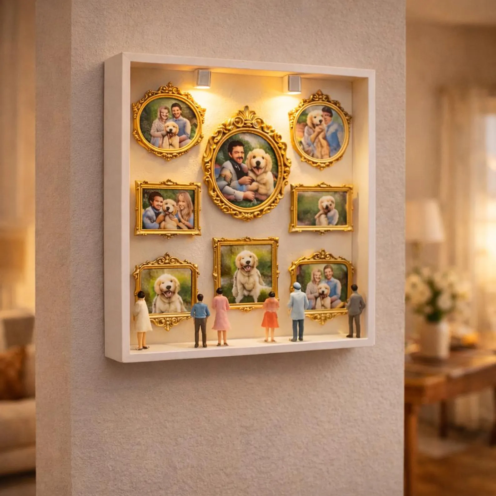 Custom Mini Museum of Us Shadow Box Meaningful Gift For Couples