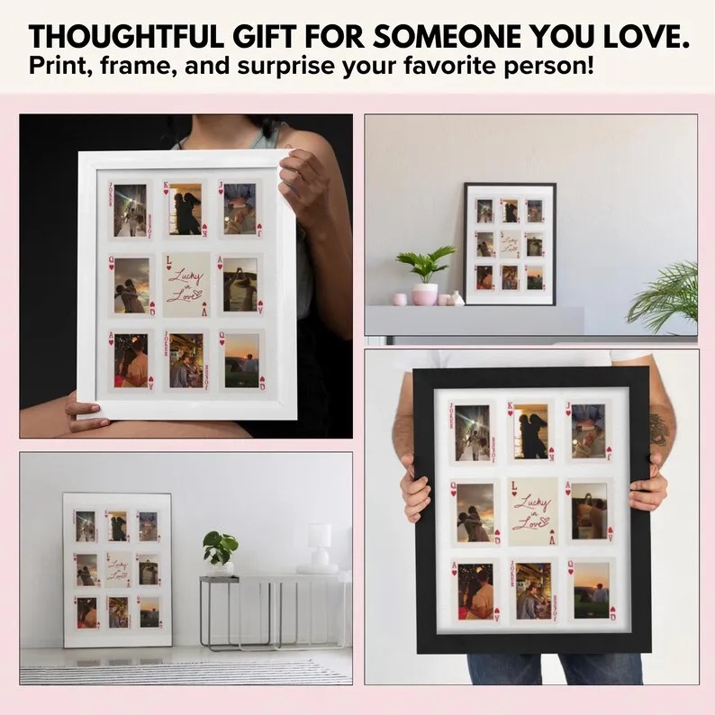 Custom Photo Playing Cards Frame