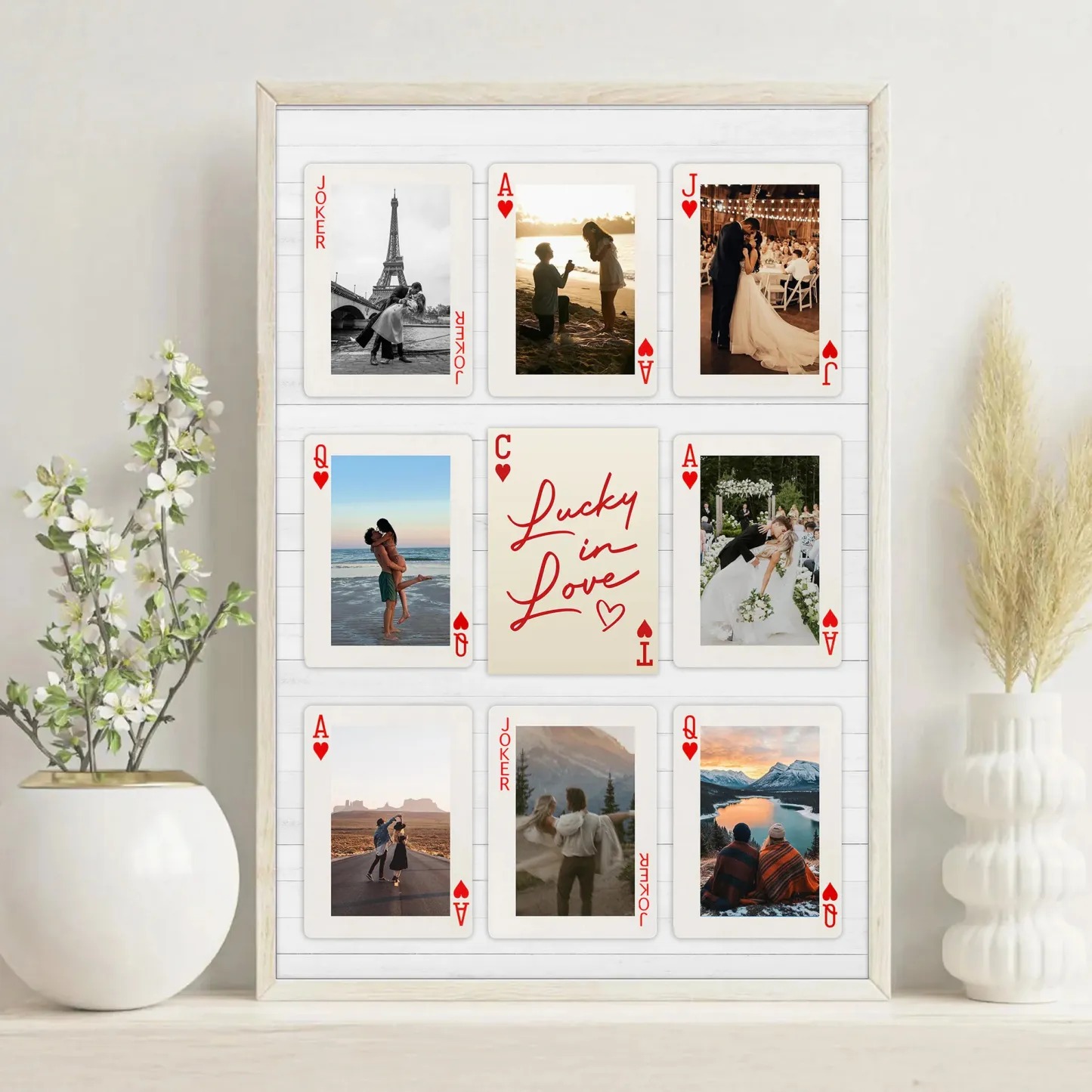 Custom Photo Playing Cards Frame