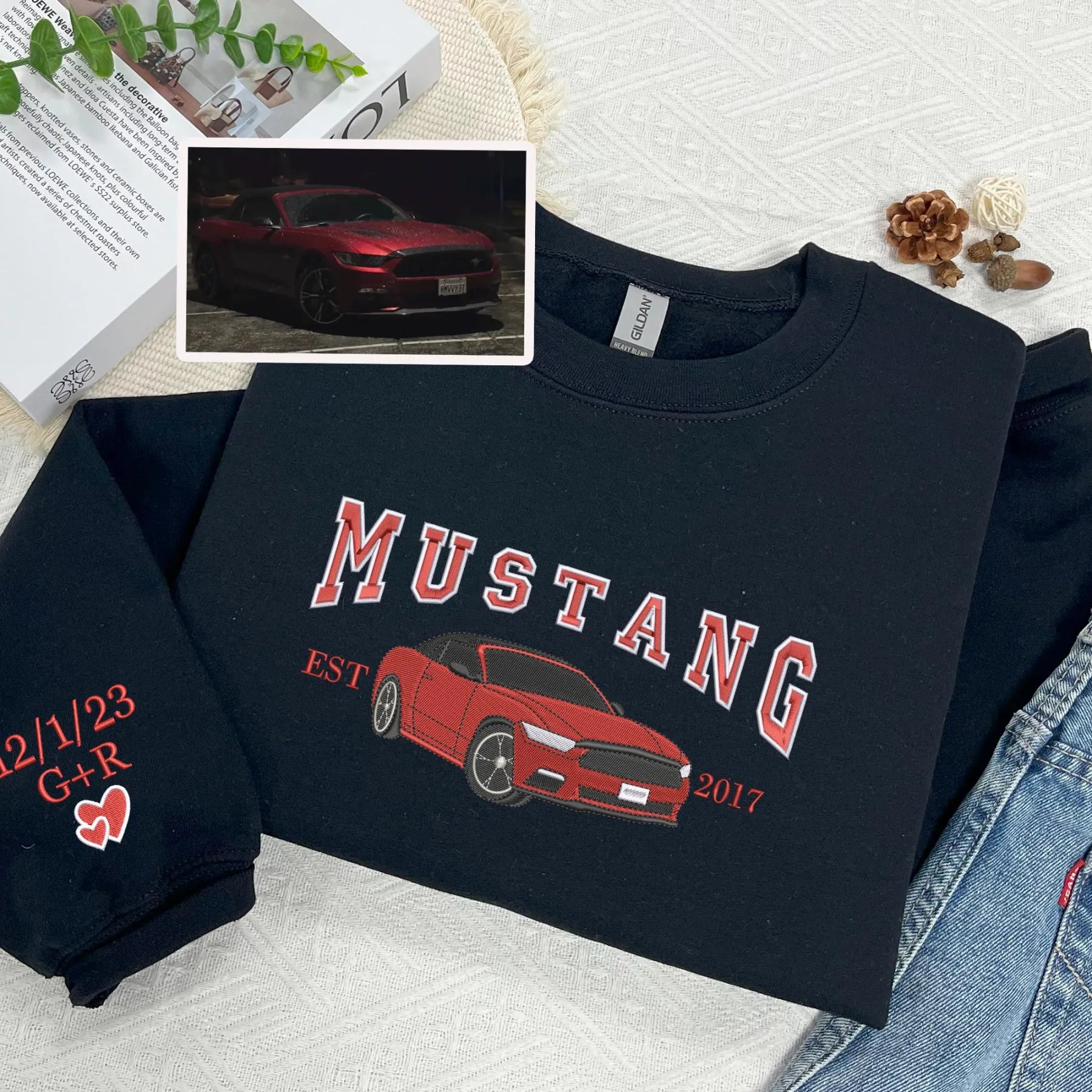 50% OFF🔥Personalized Car Sweatshirt/Hoodie💕Perfect Gift for Car Lover
