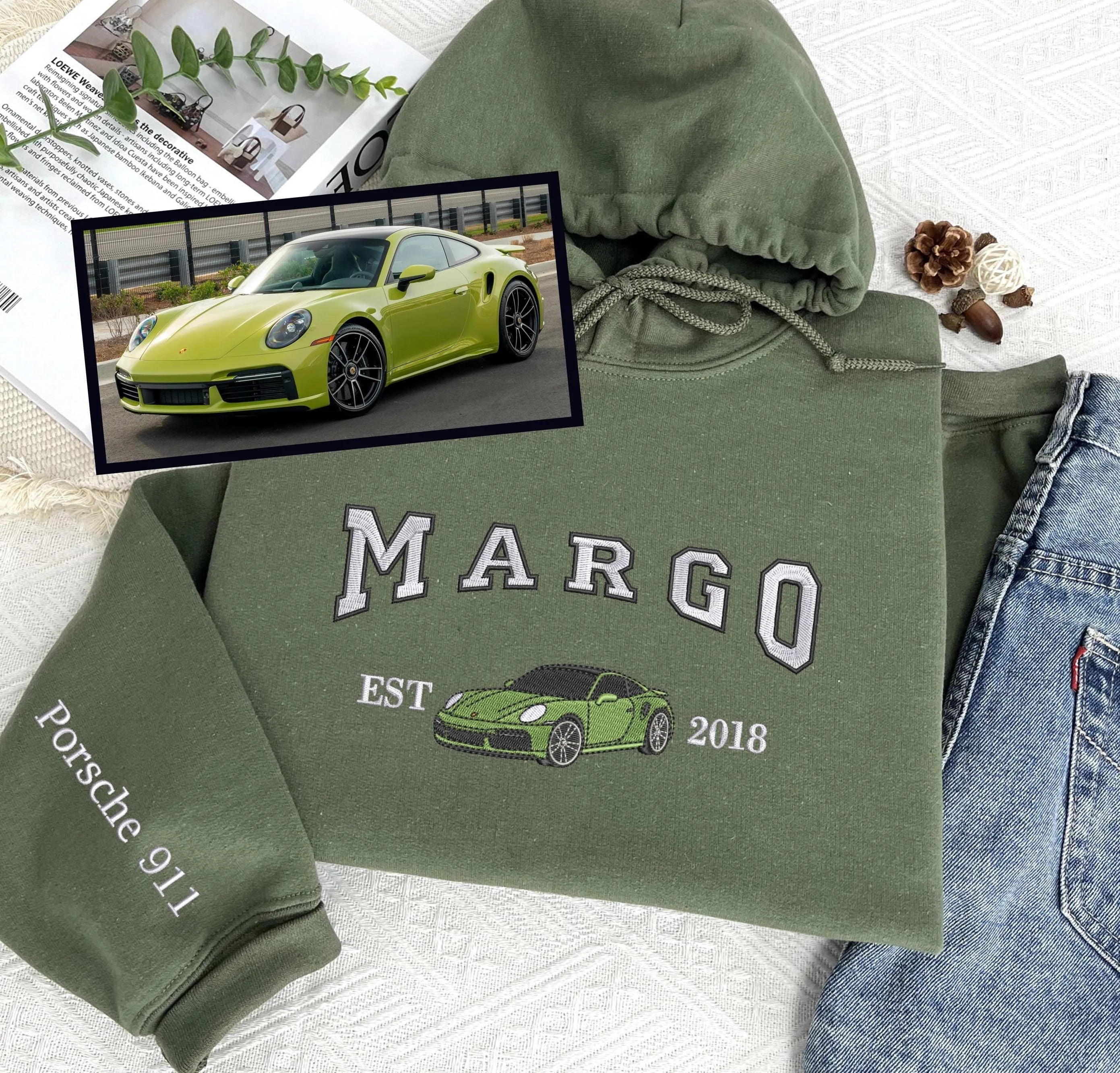 50% OFF🔥Personalized Car Sweatshirt/Hoodie💕Perfect Gift for Car Lover