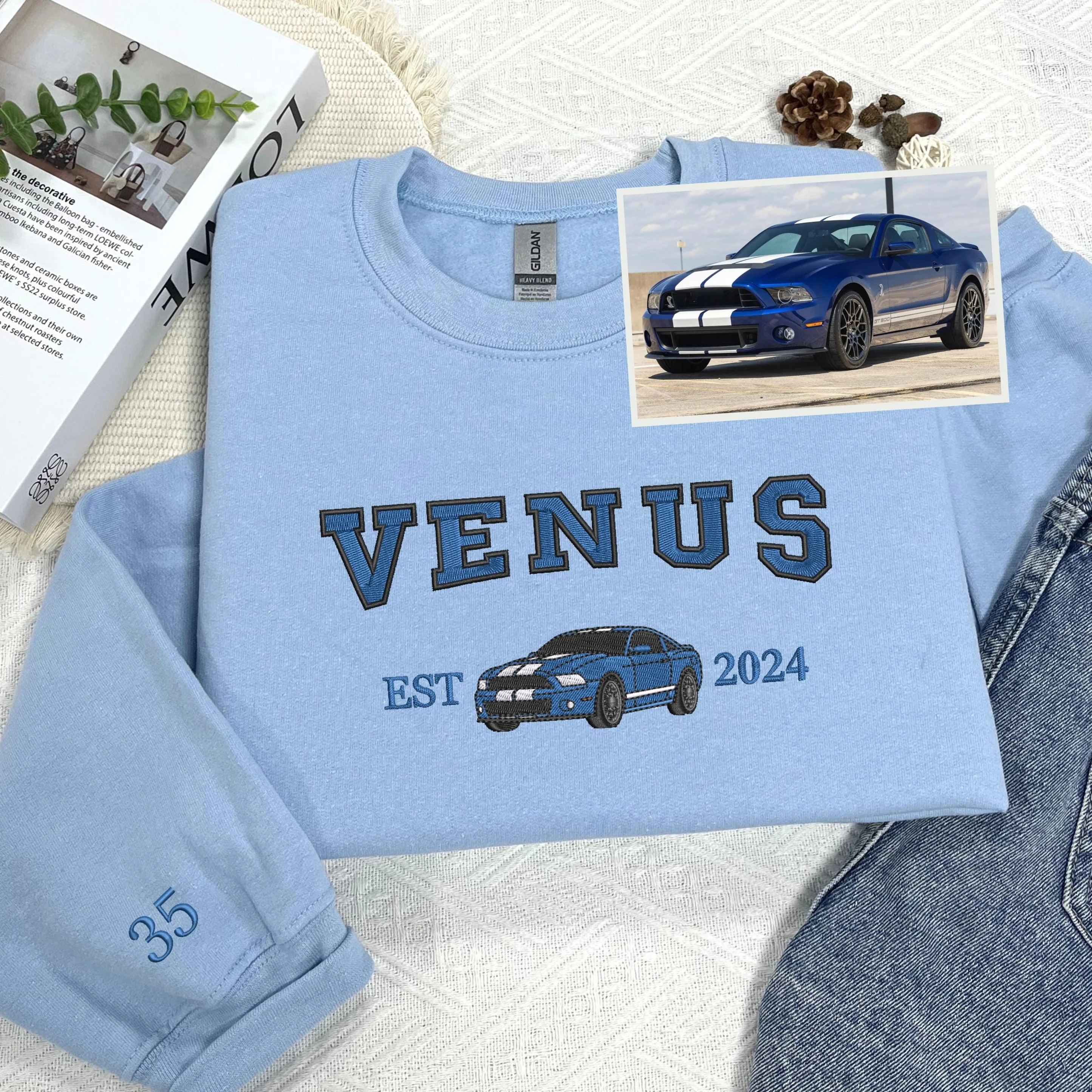 50% OFF🔥Personalized Car Sweatshirt/Hoodie💕Perfect Gift for Car Lover