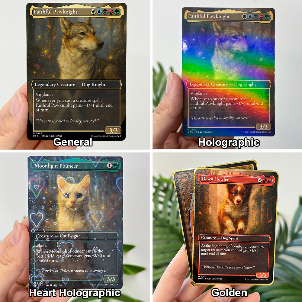 Custom Anime Pet MTG Magic TCG Card