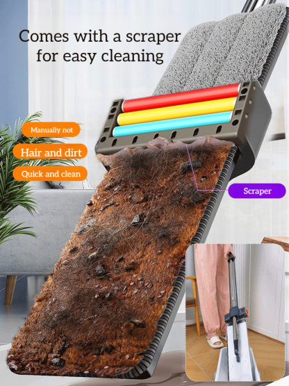 No-hand-wash Floor Mop
