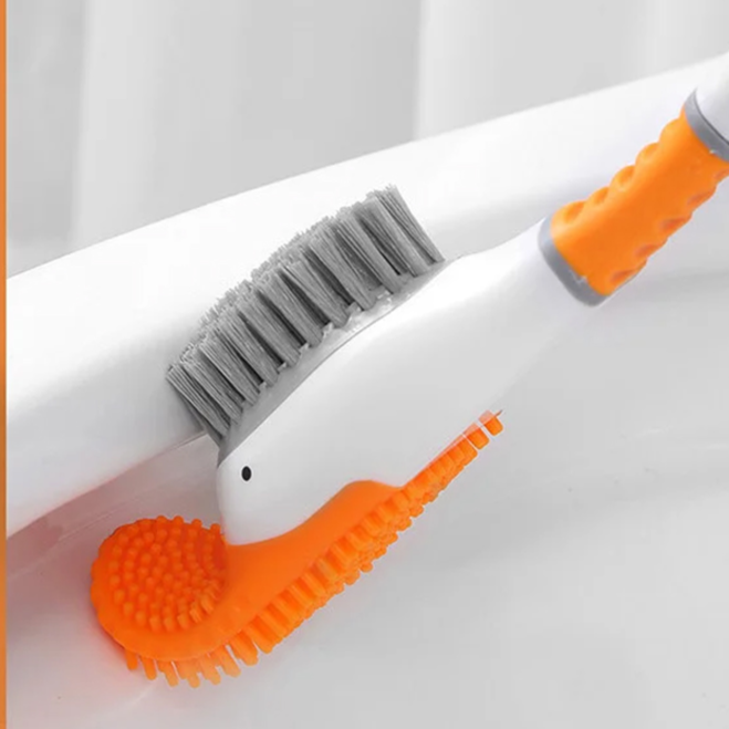2-in-1 Wall-mounted Silicone Toilet Brush