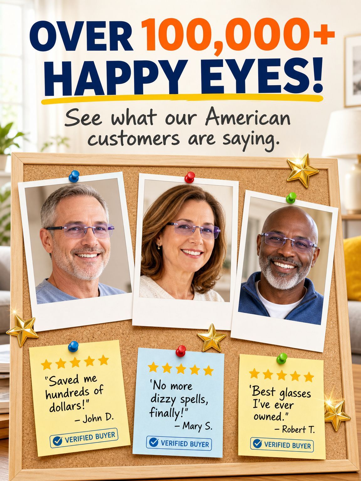 America’s first "Smart Zoom" technology that brings your vision back to age 20! 