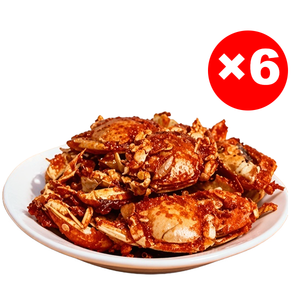 [Freshly Caught Deep-Sea Crab with Plenty of Meat] Spicy Crispy Ready-to-Eat Baby Crabs