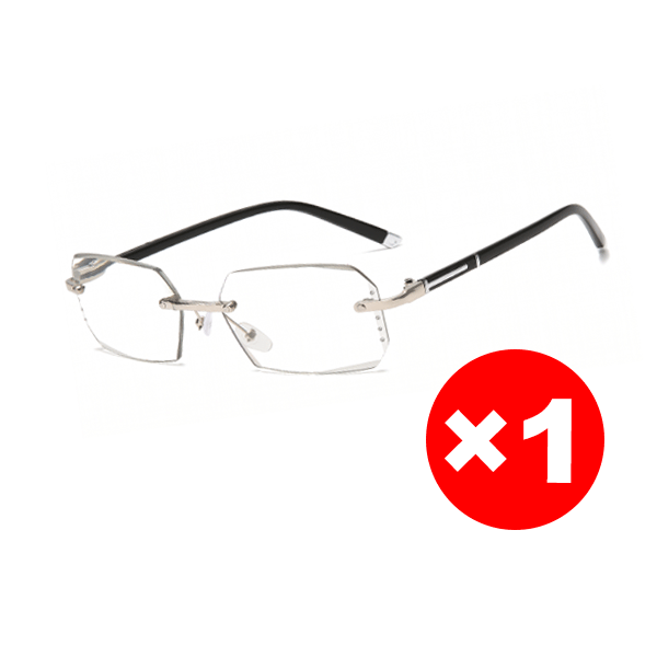 [Designed by an Italian Designer] Frameless Blue Light-Blocking Photochromic Reading Glasses