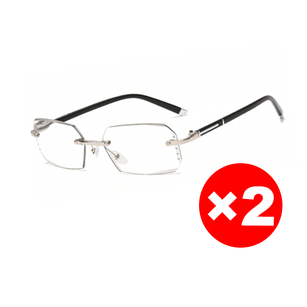 [Designed by an Italian Designer] Frameless Blue Light-Blocking Photochromic Reading Glasses