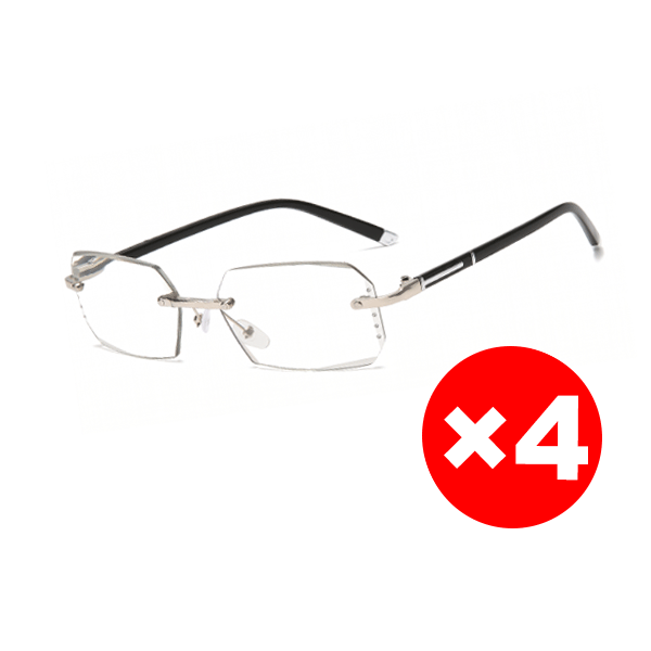 [Designed by an Italian Designer] Frameless Blue Light-Blocking Photochromic Reading Glasses